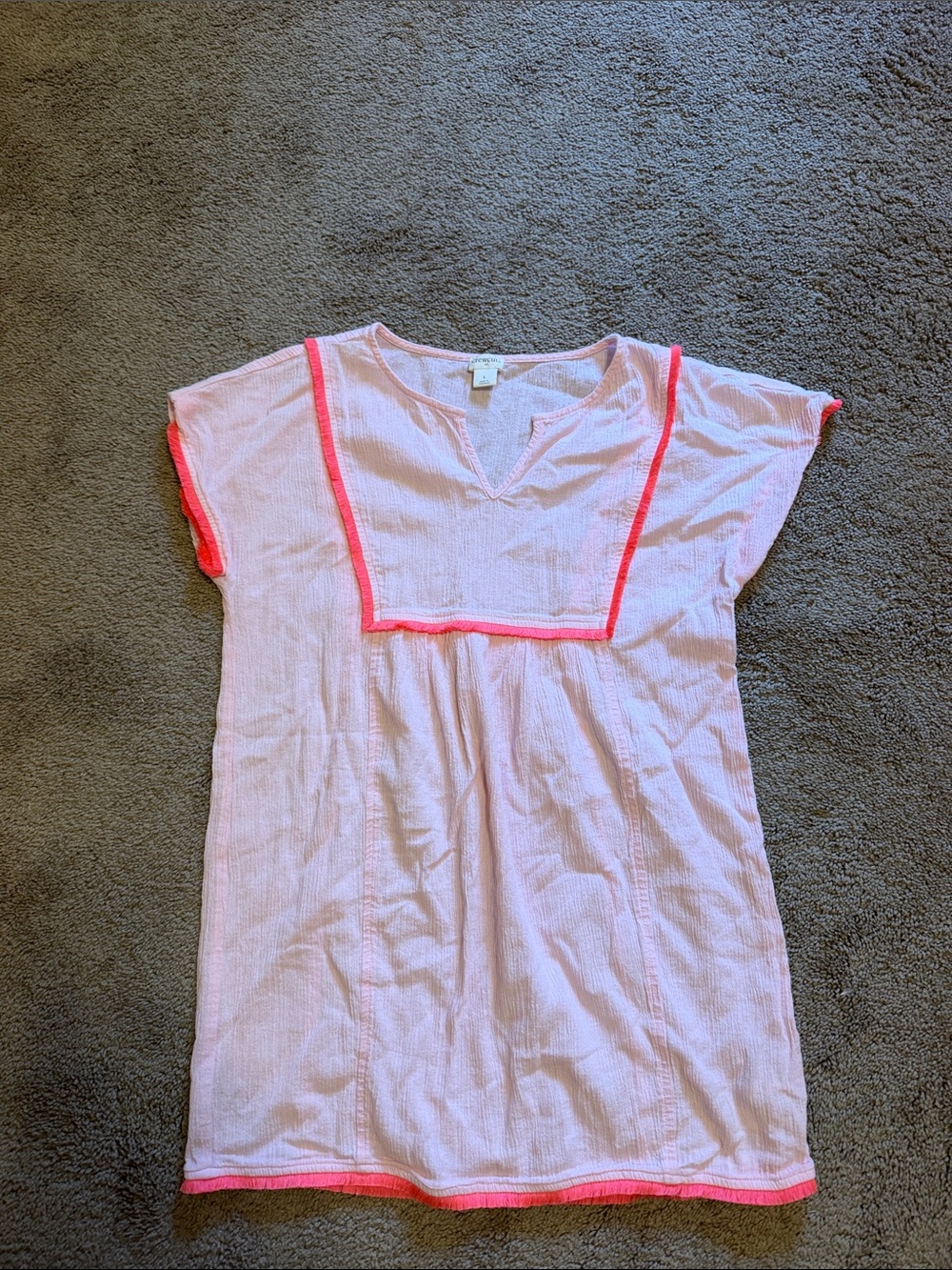 Light pink bathing suit coverup